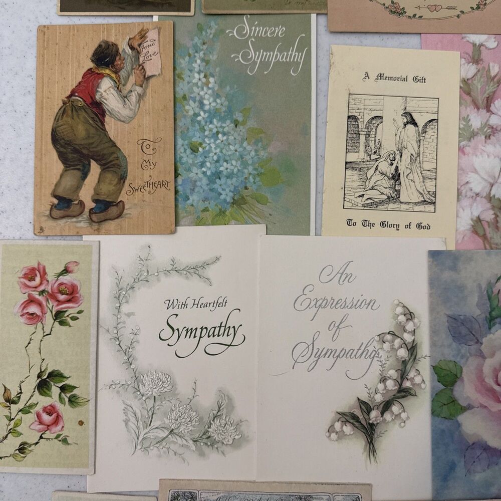 Vtg Lot USED All-Occasion Novelty Greeting Cards Junk Journal Scrapbooking - Picture 11 of 16
